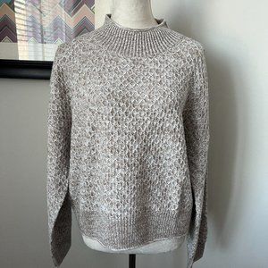 Calvin Klein Cream Honeycomb Sweater, XL